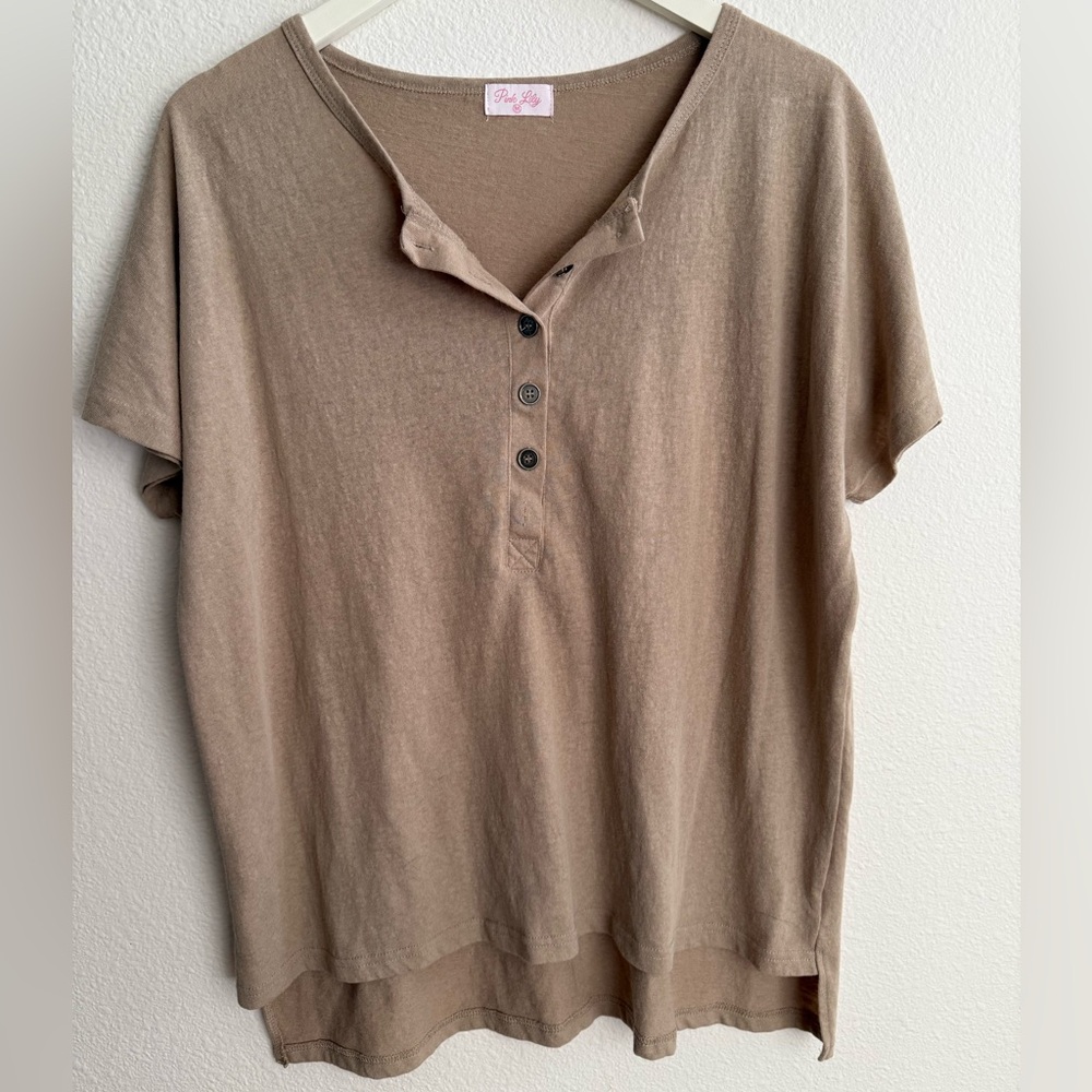 Pink Lily t shirt